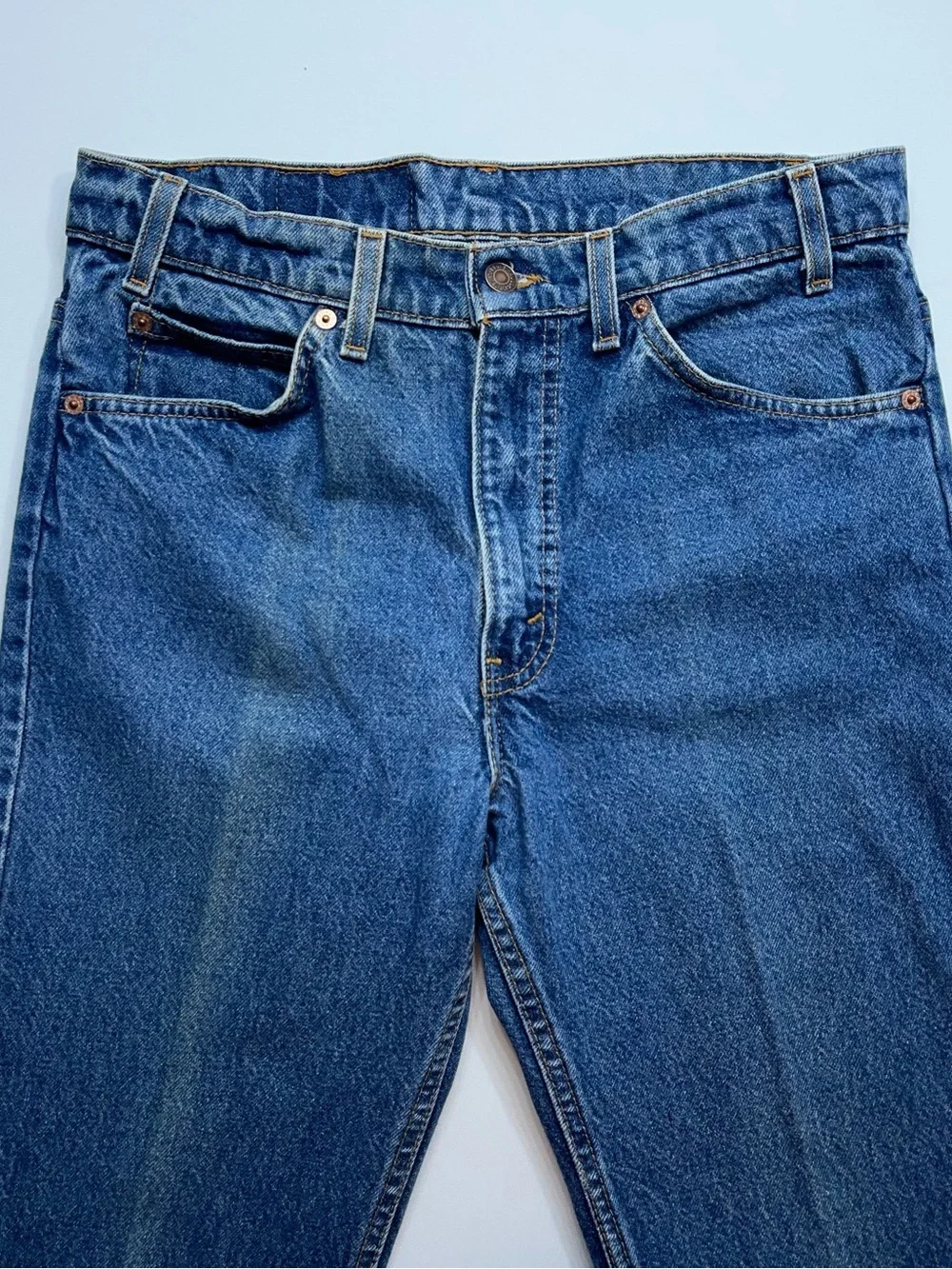 Vintage Levi’s Orange Tab Jeans Mens Size 33x34 517 Bootcut 90s Made in USA